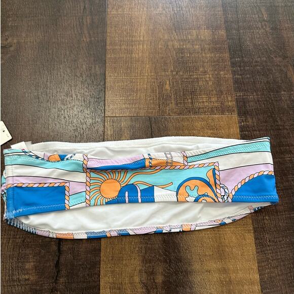 NWT Anthropologie Solid & Striped Arden Bandeau Bikini Top Size Small - Picture 7 of 9
